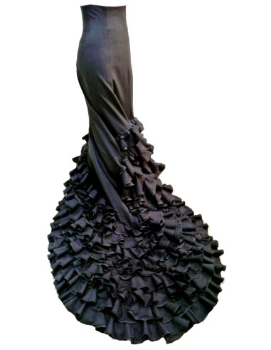bata de cola, train skirt, professional use, flamenco costumes