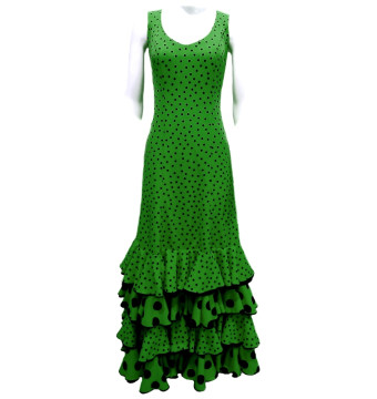 dress, performance, ruffles, polka dots, mint green, bougainvillea, mustard, green