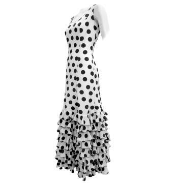 dress, performance, ruffles, polka dots, customizable, made to measure