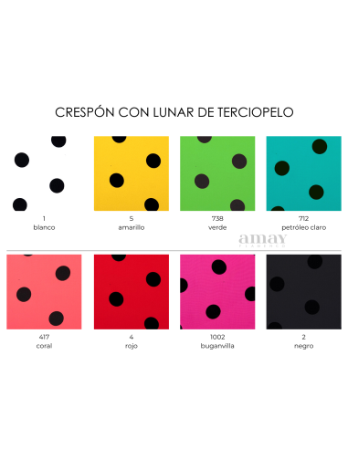 FALDA DE COLA CON LUNARES DE TERCIOPELO, TALLA ESTÁNDAR (ELIGE TU COLOR)