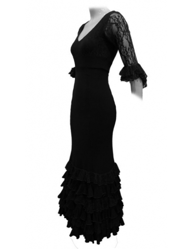 Beautiful Work Double Shaded Black Color Gown – Amrutamfab