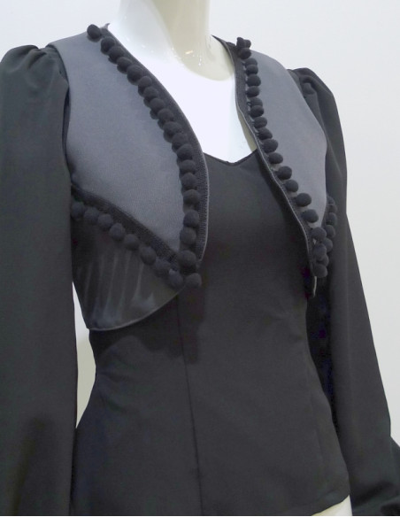 chaleco, escenario, flamenco, baile, personalizable