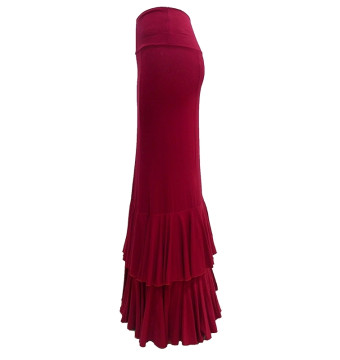 rehearsal skirt, practice, knitted skirt, flamenco costume, frills 2