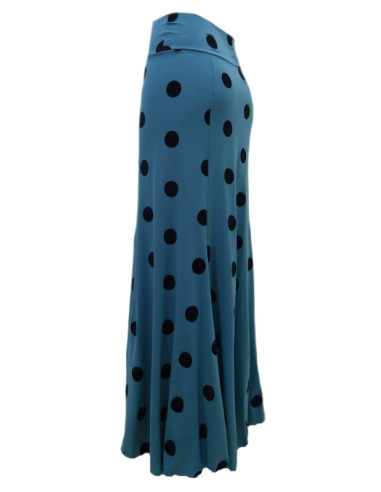 VELVET POLKA DOTS BASIC SKIRT