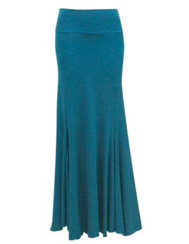 FALDA SENCILLA, COLOR PETRÓLEO