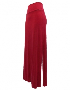 FITTED SKIRT, 'RIOJA' RED...