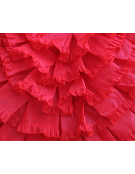 cancán, bata de cola, falda de cola, uso profesional, vestuario flamenco, arreglos