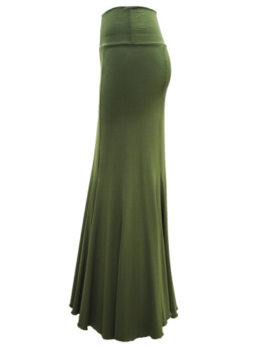 BASIC SKIRT, OLIVE GREEN COLOR