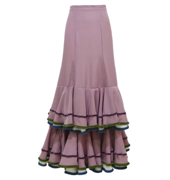 skirt, performance, made to measure, ribbons, pink