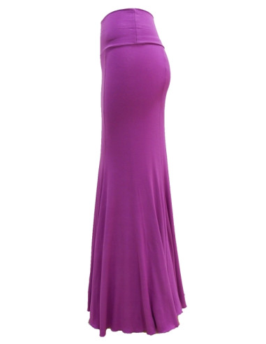 FALDA SENCILLA, COLOR MAGENTA