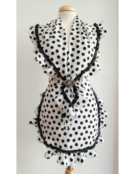 delantal, pañoleta, personalizable, complementos flamenca