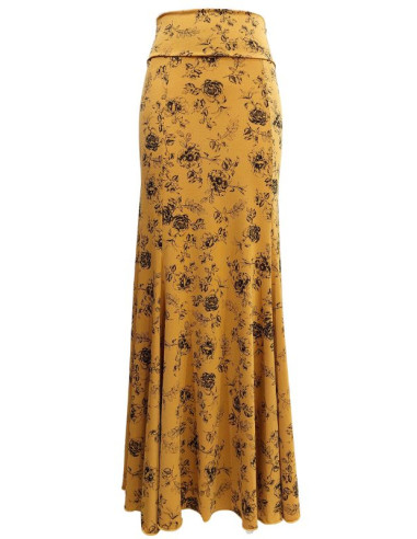 BASIC SKIRT WITH FLOWERS