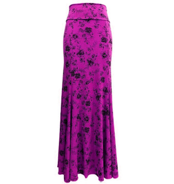 falda ensayo, estampada, falda de punto, lycra, vestuario flamenco