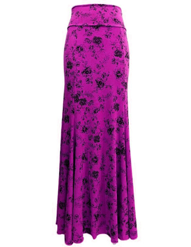 BASIC SKIRT WITH FLOWERS