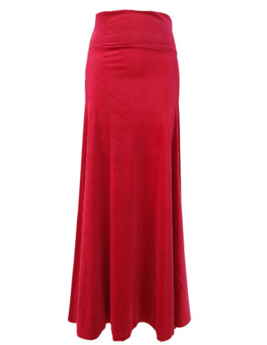 BASIC SKIRT IN VELVET