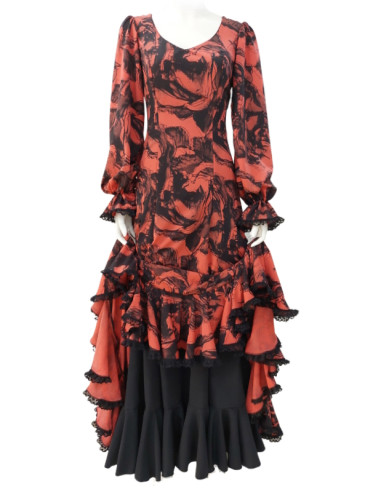 Flamenco dance dress