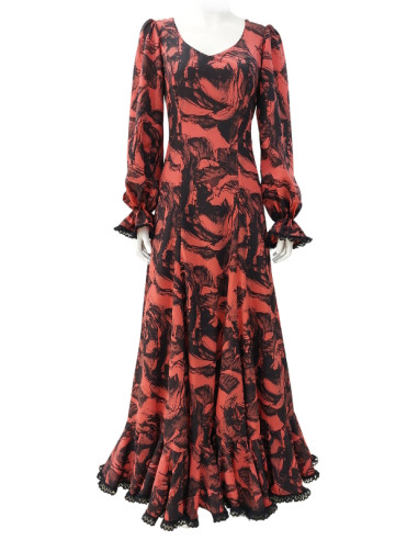 Vestido de baile flamenco