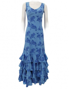 VESTIDO CON 4 VOLANTES,...
