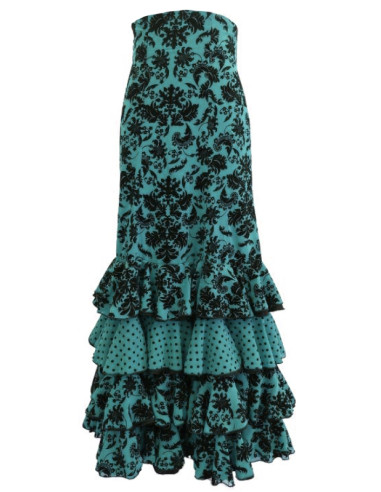 falda de baile flamenco para escenario