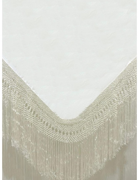 602 BC, shawl, hand-made, silk, fringe, practice