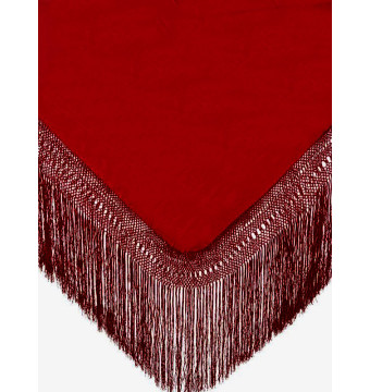 602 BD, shawl, hand-made, silk, fringe, practice