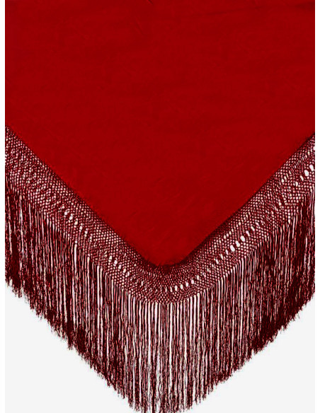 602 BD, shawl, hand-made, silk, fringe, practice