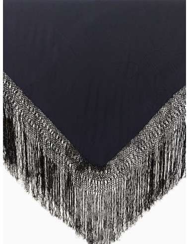 602 NG, shawl, hand-made, silk, fringe, practice