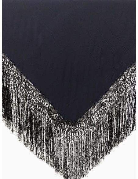 602 NG, shawl, hand-made, silk, fringe, practice