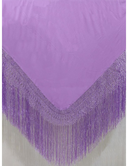 602 MV, shawl, hand-made, silk, fringe, practice