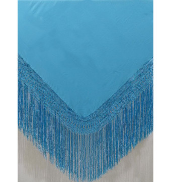 602 TQ, shawl, hand-made, silk, fringe, practice