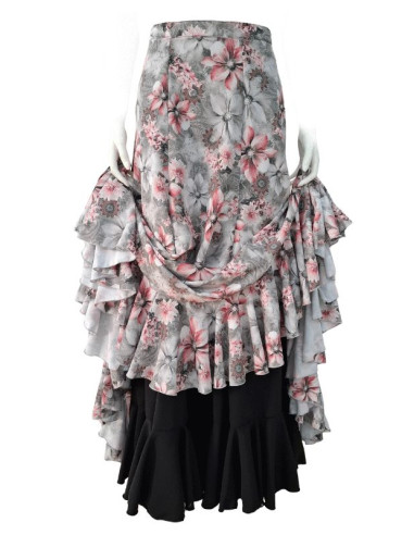 SKIRT WITH UNDERSKIRT, SIZE 40