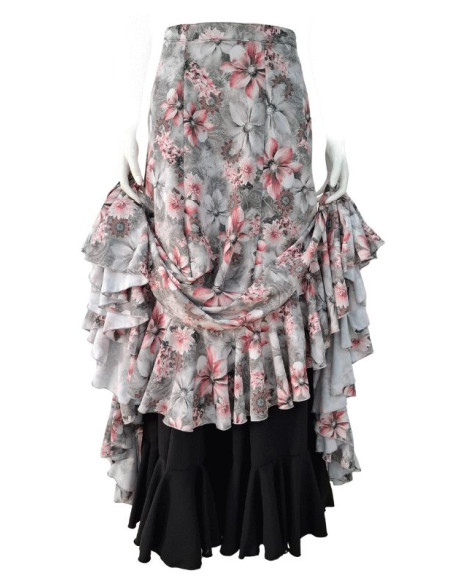 SKIRT WITH UNDERSKIRT, SIZE 40