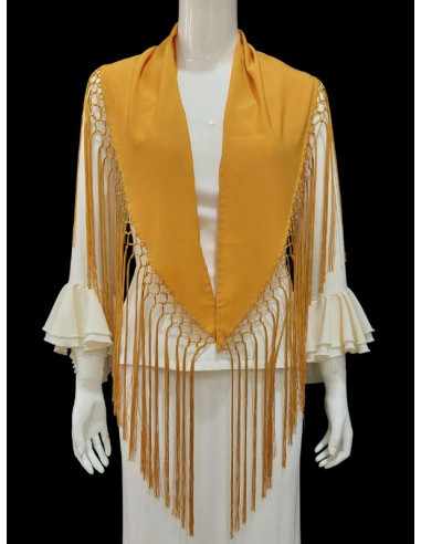 mantoncillo, flecos, hecho a mano, artesania, Sevilla, hecho a mano, personalizable