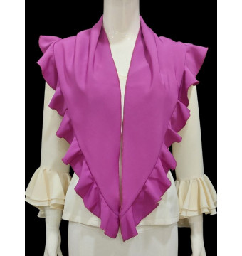 pañoleta, personalizable, volante, sin flecos, mantoncillo