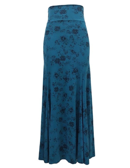 BASIC SKIRT WITH FLOWERS