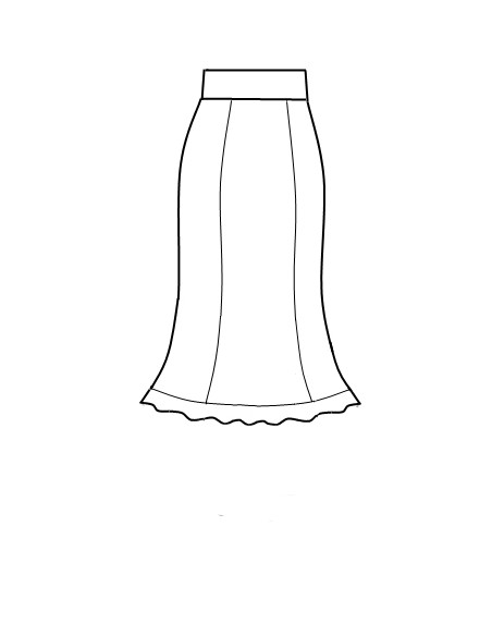 FALDA CORTA, COLOR GRIS
