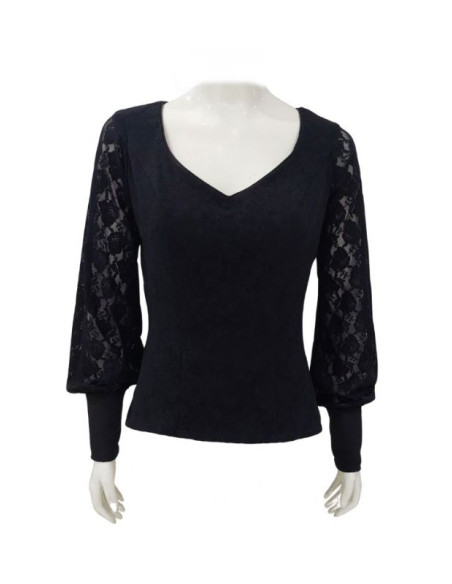 performance shirt, lace shirt, lace top