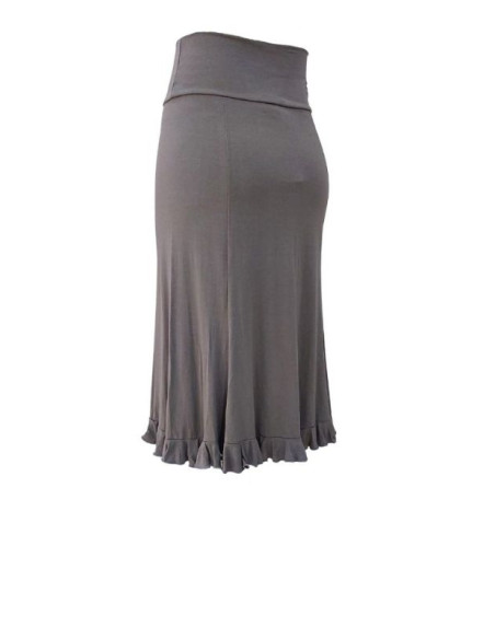 FALDA CORTA, COLOR GRIS