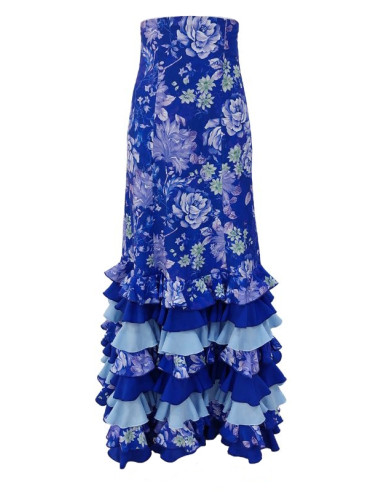 Falda de escenario, falda flamenca, falda de volantes, falda de baile, uso profesional