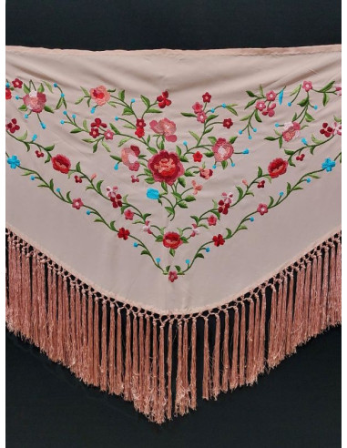 mantoncillo, bordado, complementos flamenca