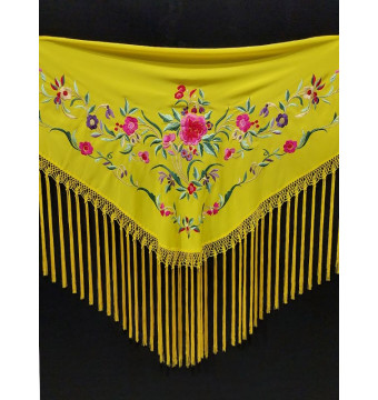 mantoncillo, bordado, complementos flamenca, flecos de calidad, artesanal, artesanía, Sevilla