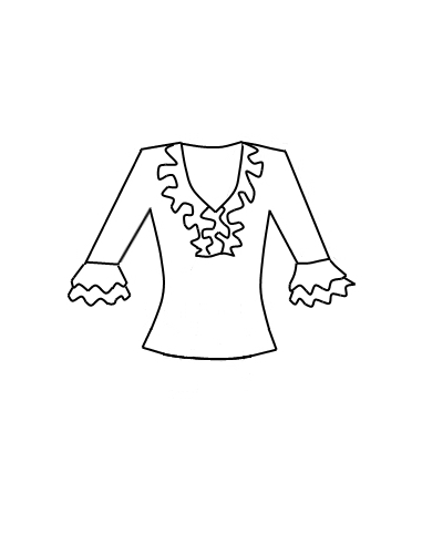 Comme des Garçons // Black Cotton & Tulle Ruffle Shirt – VSP