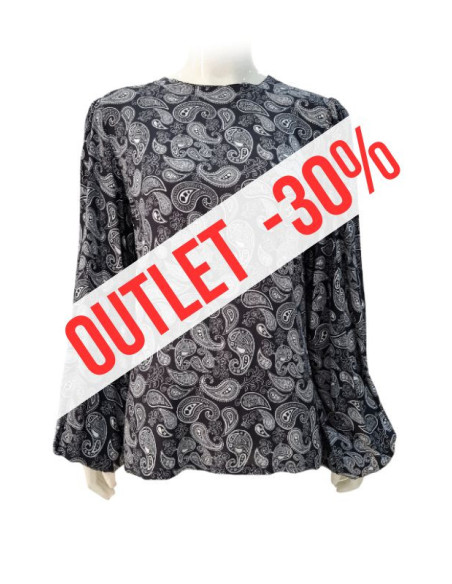blusa de escenario, blusa flamenca, silueta holgada, outlet