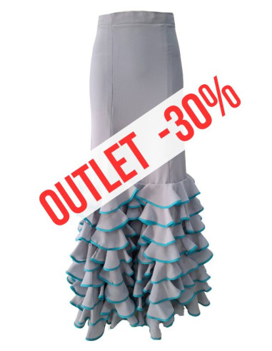 falda de escenario, falda de volantes, outlet