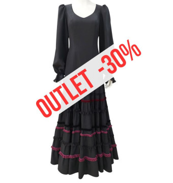 vestido de escenario, vestido canastero, outlet