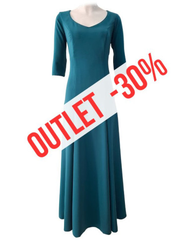vestido, escenario, outlet, petróleo