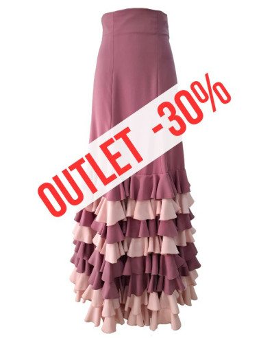 falda de escenario, falda de volantes, outlet