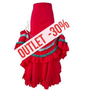 falda de escenario, outlet 2