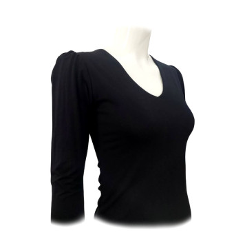 rehearsal shirt, t-shirt, top, practice, dance, elastic, black, flamenco, profesional 2