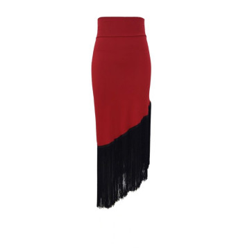rehearsal skirt, practice, short, overskirt, flamenco costume, fringes
